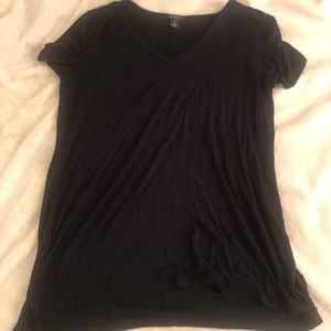 Halogen black v neck tshirt
